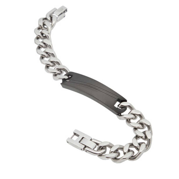 Platin Çelik Erkek Bileklik - E1BLK0410336-S0X - 2