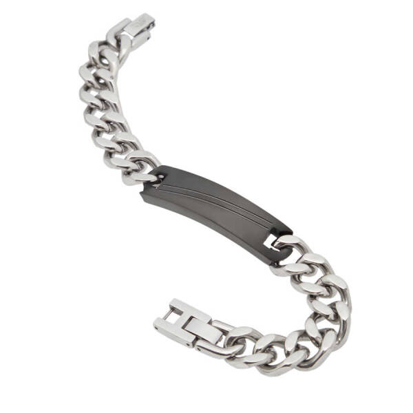 Platin Çelik Erkek Bileklik - E1BLK0410336-S0X - 2