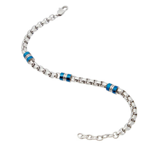 Platin Çelik Erkek Bileklik - E1BLK0410337-U0Q - 2