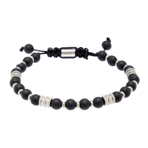 Platin Çelik Erkek Bileklik - E1BLK0410429-D69 - 1