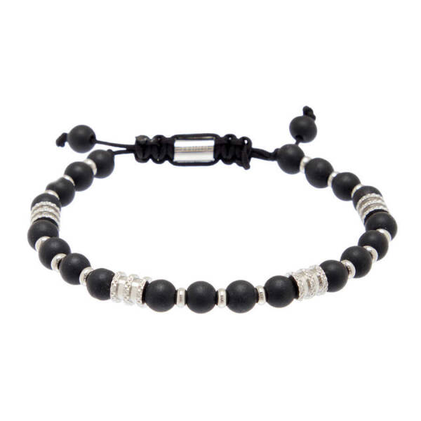 Platin Çelik Erkek Bileklik - E1BLK0410429-D69 - 1