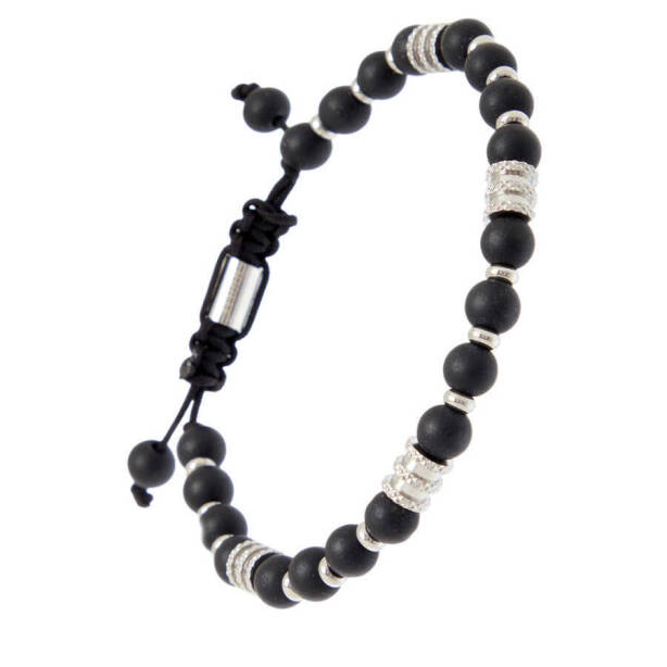 Platin Çelik Erkek Bileklik - E1BLK0410429-D69 - 2