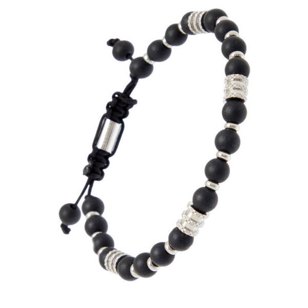 Platin Çelik Erkek Bileklik - E1BLK0410429-D69 - 2