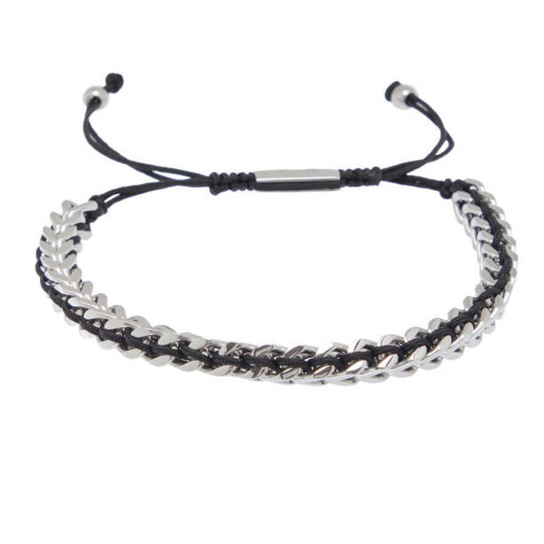 Platin Çelik Erkek Bileklik - E1BLK0410436-S0X - 1