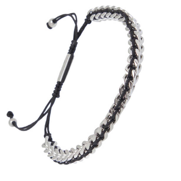 Platin Çelik Erkek Bileklik - E1BLK0410436-S0X - 2