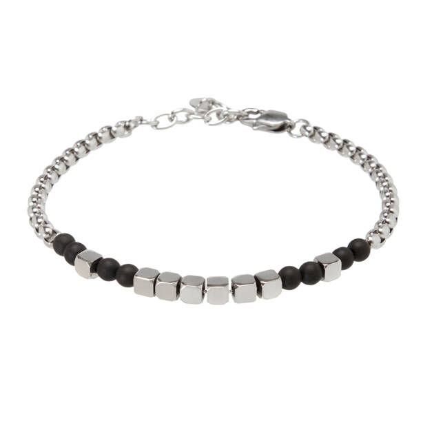 Platin Çelik Erkek Bileklik - E1BLK0410488-S0X - 1