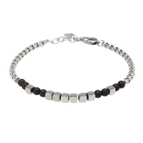 Platin Çelik Erkek Bileklik - E1BLK0410488-S0X - 1