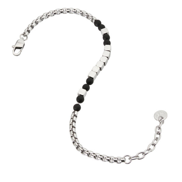 Platin Çelik Erkek Bileklik - E1BLK0410488-S0X - 2