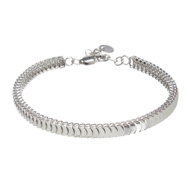 Platin Çelik Erkek Bileklik - E1BLK0410498-D69 