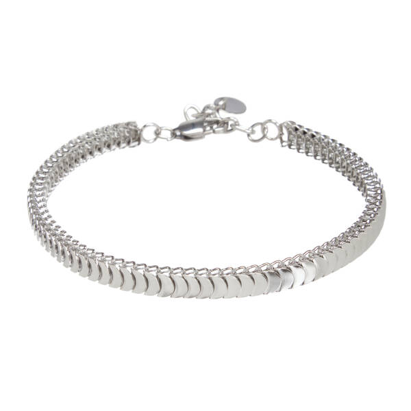 Platin Çelik Erkek Bileklik - E1BLK0410498-D69 - 1