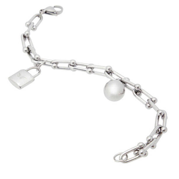 Platin Çelik Kadın Bileklik - K1BLK0450195-D69 - 2