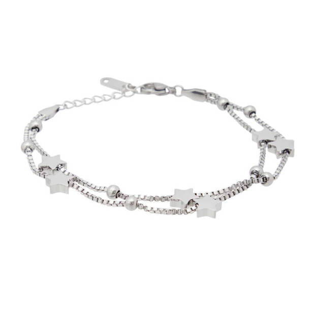 Platin Çelik Kadın Bileklik - K1BLK0450199-D69 - 1