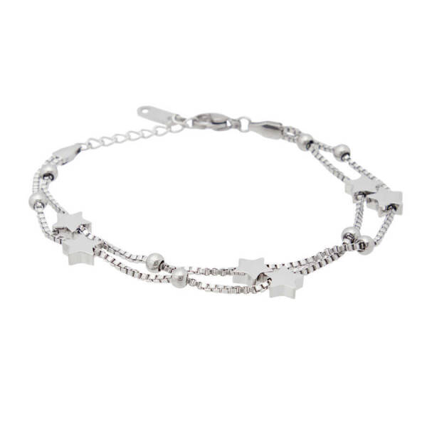 Platin Çelik Kadın Bileklik - K1BLK0450199-D69 - 1