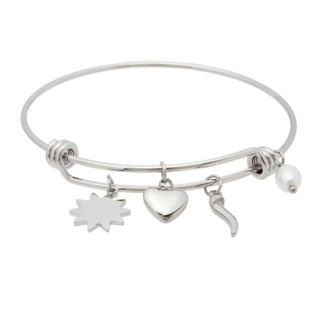 Platin Çelik Kadın Bileklik - K1BLK0450208-D69 