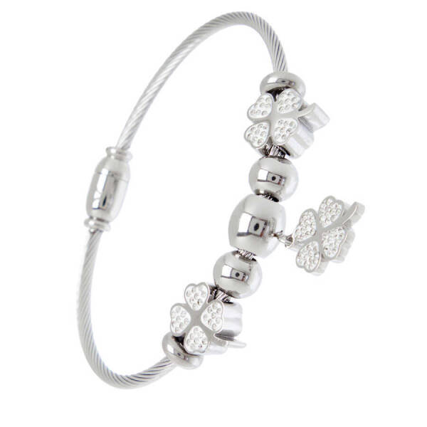 Platin Çelik Kadın Bileklik - K1BLK0450260-D69 - 2