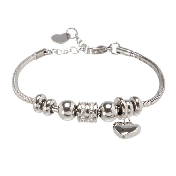 Platin Çelik Kadın Bileklik - K1BLK0450289-D69 - 1