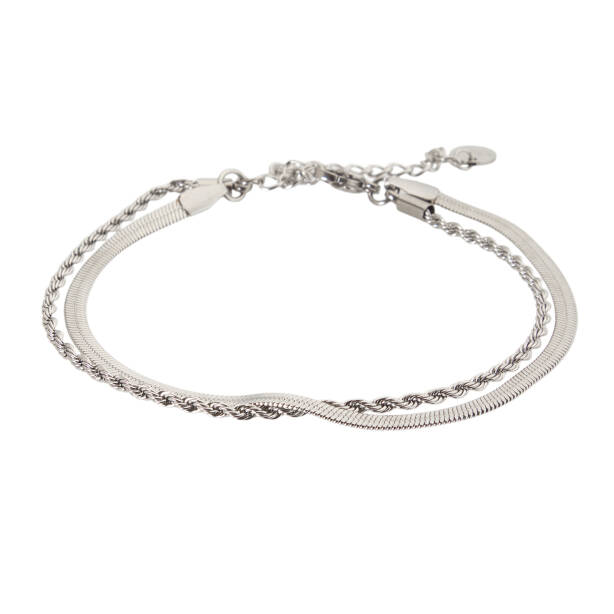 Platin Çelik Kadın Bileklik - K1BLK0450290-D69 - 1