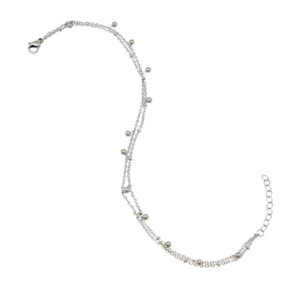 Platin Çelik Kadın Halhal - K1HL00450268-D69 - Tergan