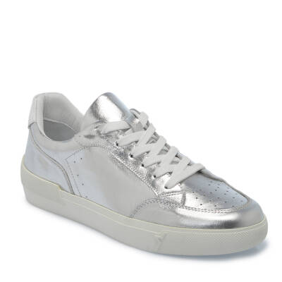 Platin Deri Kadın Sneaker - K25I1AY68118-L9L 