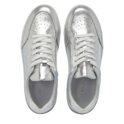 Platin Deri Kadın Sneaker - K25I1AY68118-L9L - 5