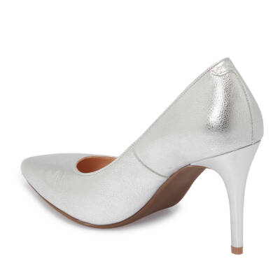 Platin Deri Kadın Stiletto - K24S1AY67599-U2M - 2