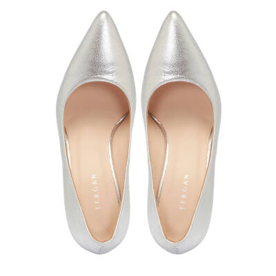Platin Deri Kadın Stiletto - K24S1AY67599-U2M - 5