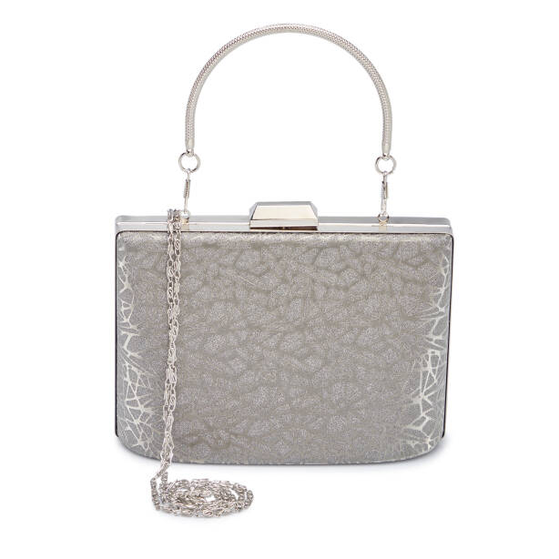 Platin Tekstil Kadın Abiye Çanta - S26Y1AB79547-V5L - Tergan