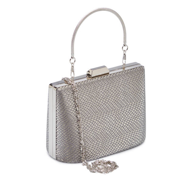 Platin Tekstil Kadın Abiye Çanta - S26Y1AB79547-V6L - Tergan