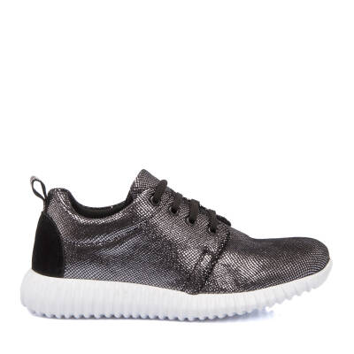  Platin Tekstil Kadın Sneaker - K19I1AY64238-O58 - 3