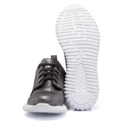  Platin Tekstil Kadın Sneaker - K19I1AY64238-O58 - 4