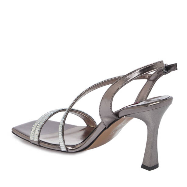 Platin Vegan Kadın Abiye Ayakkabı - K25Y1AY67816-O58 - Tergan