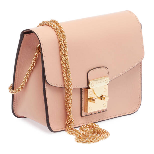 Pudra Deri Kadın Çapraz Askılı Çanta - S24K1BC78972-T40 - 2