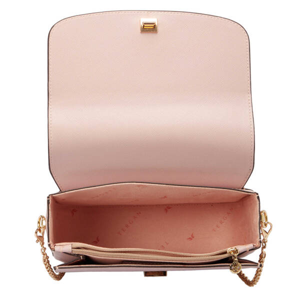 Pudra Deri Kadın Çapraz Askılı Çanta - S24K1BC79933-U9J - 4