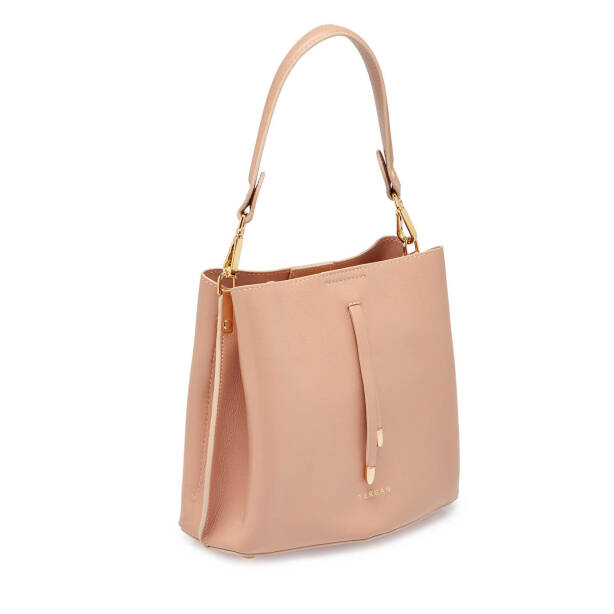 Pudra Deri Kadın Çapraz Askılı Çanta - S24K1BC80285-Z96 - 2