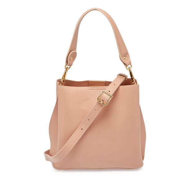 Pudra Deri Kadın Çapraz Askılı Çanta - S24K1BC80285-Z96 - 3