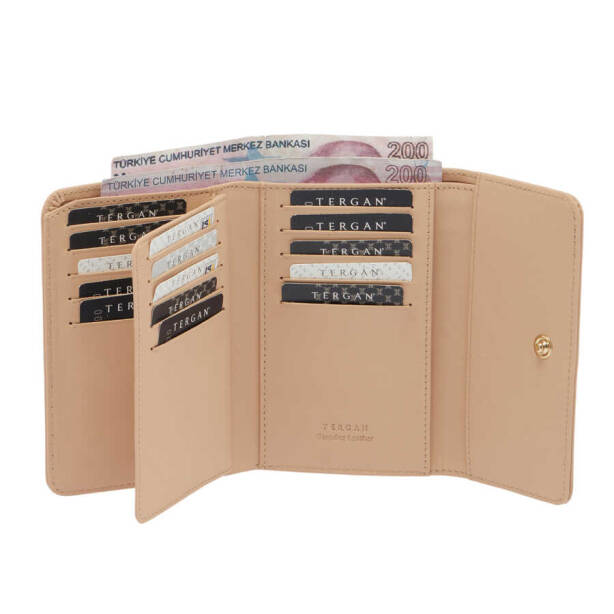 Pudra Deri Kadın Cüzdan - S1CB00005788-U3D - 2