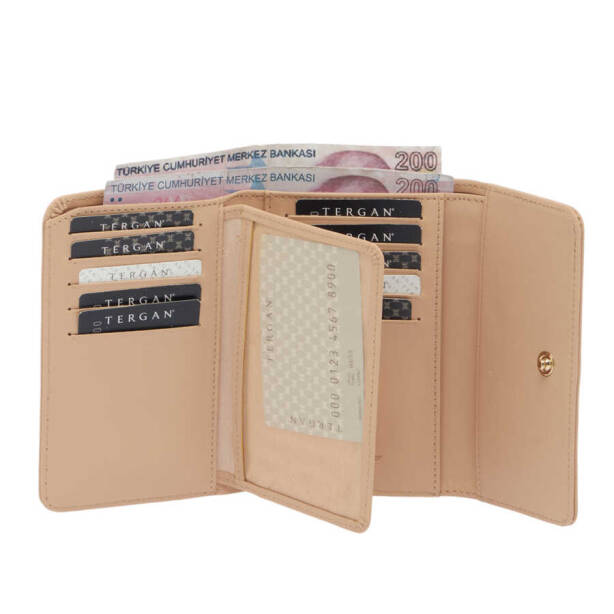 Pudra Deri Kadın Cüzdan - S1CB00005788-U3D - 3