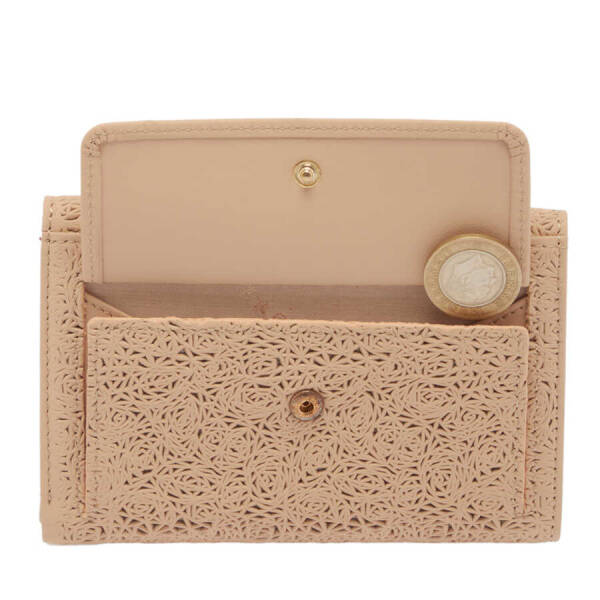 Pudra Deri Kadın Cüzdan - S1CB00005788-U3D - 4