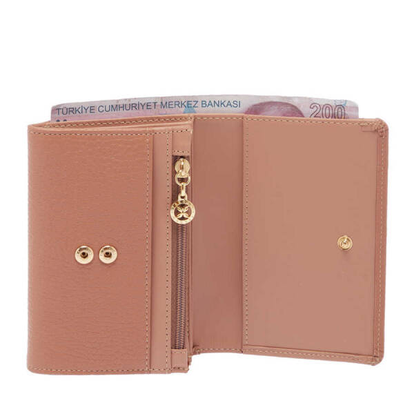 Pudra Deri Kadın Cüzdan - S1CB00005815-L4F - 2