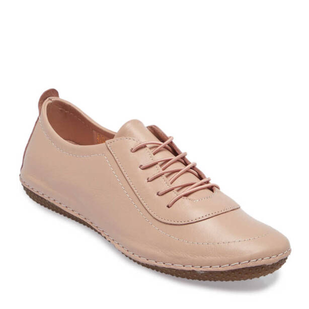 Pudra Hakiki Deri Kadın Sneaker - K24I1AY67286-A67 - 2