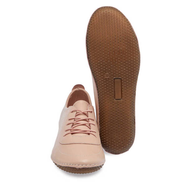 Pudra Hakiki Deri Kadın Sneaker - K24I1AY67286-A67 - 4