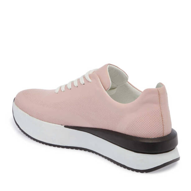 Pudra Deri Kadın Sneaker - K24I1AY67313-A67 - Tergan
