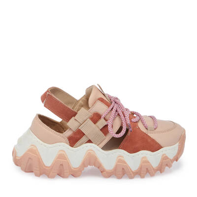  Pudra Deri Kadın Sneaker - K24I1AY67341-A67 - 3