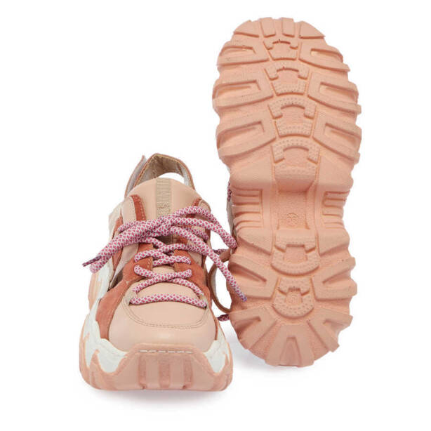 Pudra Hakiki Deri Kadın Sneaker - K24I1AY67341-A67 - 4