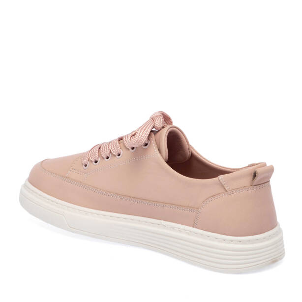 Pudra Deri Kadın Sneaker - K25I1AY67820-A67 - 2