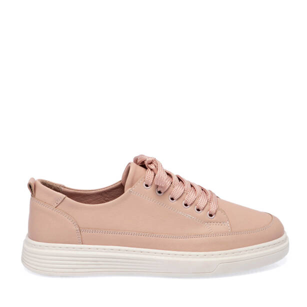 Pudra Deri Kadın Sneaker - K25I1AY67820-A67 - 3