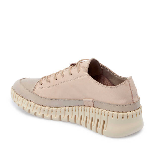 Pudra Hakiki Deri Kadın Sneaker - K25I1AY68009-A67 - 3