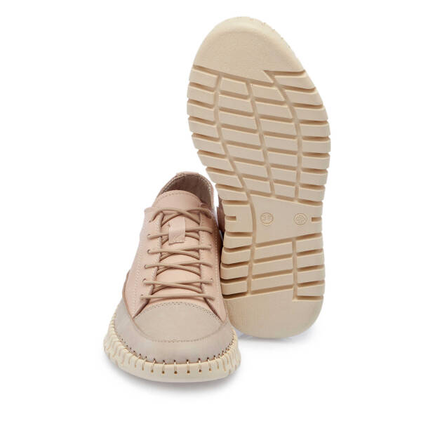 Pudra Hakiki Deri Kadın Sneaker - K25I1AY68009-A67 - 4