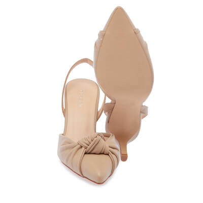  Pudra Deri Kadın Stiletto - K24I1AY67169-L5C - 4