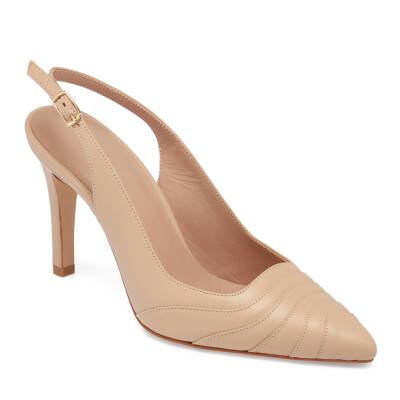  Pudra Deri Kadın Stiletto - K24I1AY67175-L5C - 1